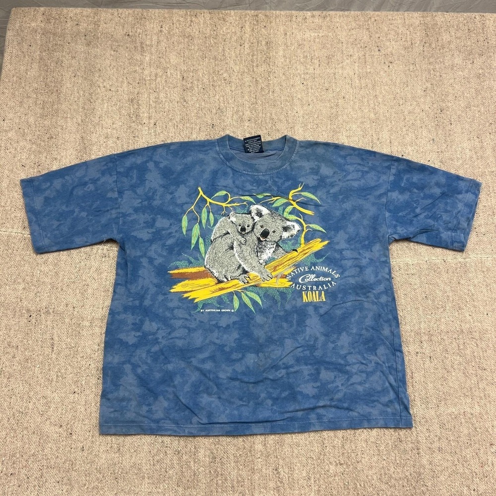 Vintage Koala Bear Shirt Mens Large Blue 1990s‎ Australia